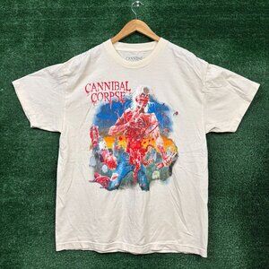 Cannibal Corpse Eaten Back to Life Death Metal Band T-Shirt Size Large